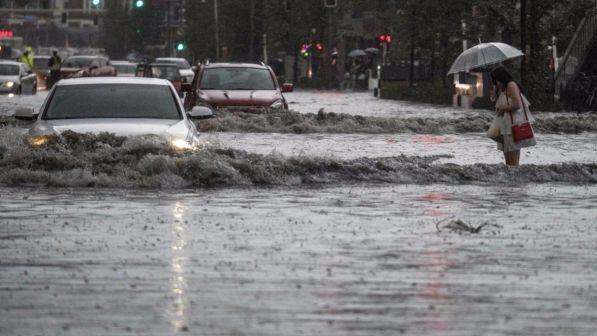 Cina, inondazioni nel nord-est: almeno 18 morti e 18 dispersi