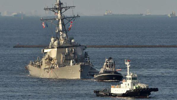 Usa, rinvenuti i corpi dei 7 marinai dispersi al largo del Giappone
