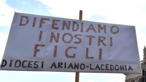 Family Day, manifestazione in piazza a Roma in difesa della famiglia tradizionale