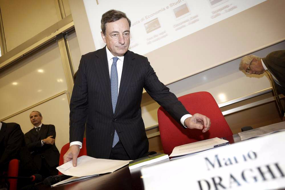 Mario Draghi prevede altre misure per la crescita. E le borse si rialzano