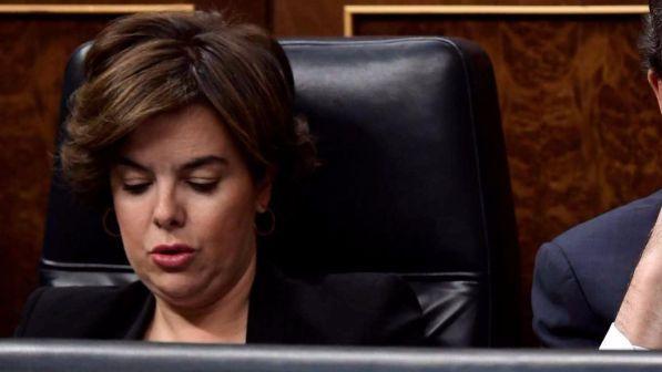 Catalogna, vicepremier spagnola de Santamaria: "Rischio recessione"