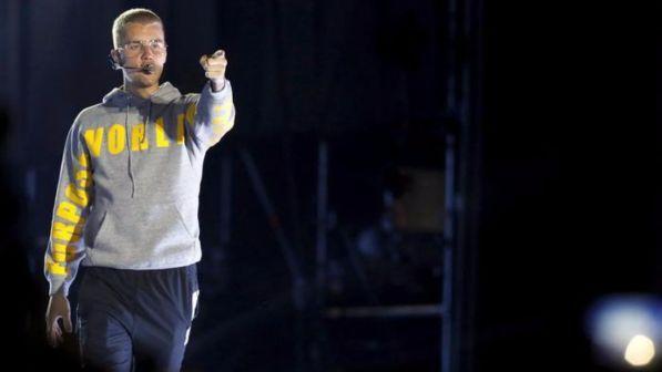 Justin Bieber chiude gli I-Days con i fuochi d'artificio