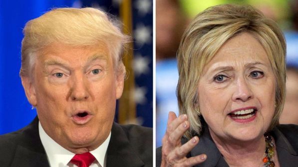 Usa 2016, sondaggi media: "Vantaggio di Donald Trump su Hillary Clinton di quasi 6 punti"