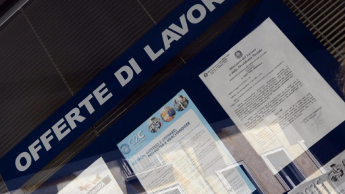 Inps: domande disoccupazione in calo A ottobre si registra un -23,8% su anno