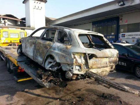 Audi gialla bruciata, la procura di Treviso: "Chance di cattura ridotte al minimo"