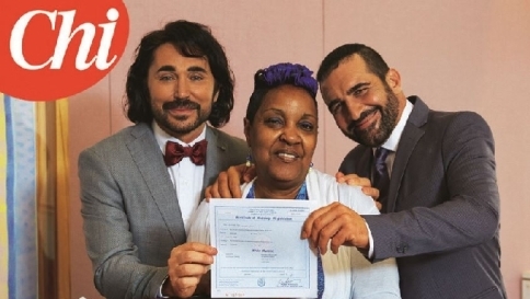 Giovanni Scialpi ha detto sì: ecco le foto delle nozze con Roberto Blasi