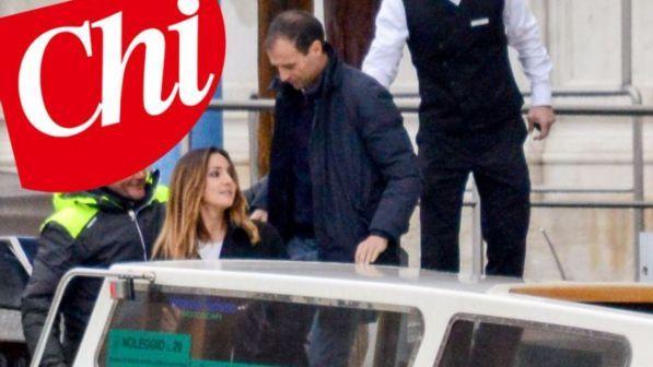 Ambra Angiolini e Massimiliano Allegri, luna di miele a Venezia