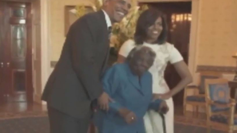 Usa, a 106 anni balla con Obama