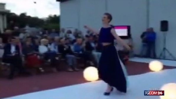 Bebe Vio, passerella su tacco 12