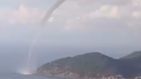 Tromba marina lungo la costa del Cilento: boom di visualizzazioni