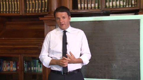 "Cultura umanista", l'errore di Matteo Renzi mentre spiega il ddl "La Buona Scuola"