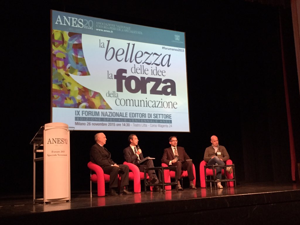 Forum dell'Editoria Specializzata a Milano: celebrati i 20 anni dell'Anes