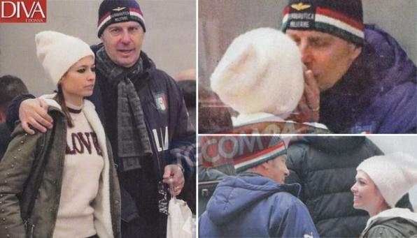 Fabrizio Frizzi, baci e sguardi innamorati con Carlotta: "Combatto come un leone, anche grazie a lei"