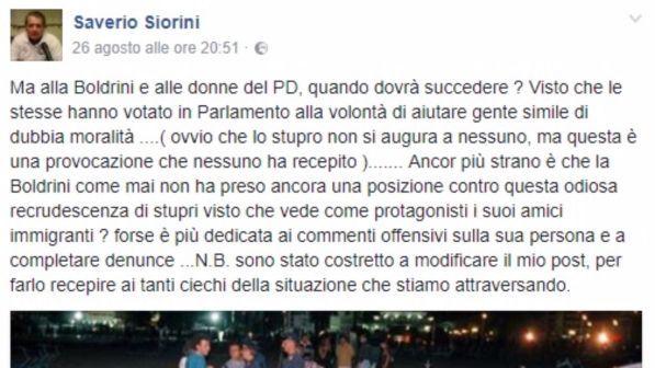 Stupro Rimini, esponente salviniano: quando succederà alla Boldrini?