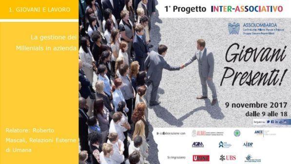 Assolombarda, al via la prima edizione di "Giovani Presenti"