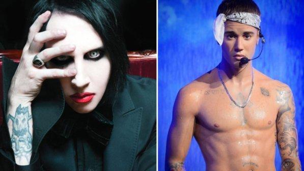 Marilyn Manson contro Justin Bieber: "E' un vero pezzo di m..."