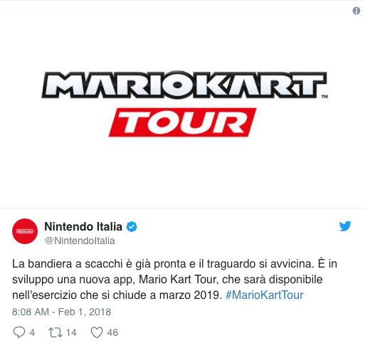Mario Kart sbarca su smartphone iOS e Android