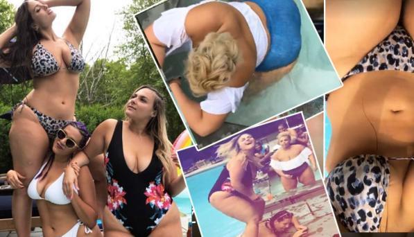 Ashley Graham, video ad alto tasso erotico tra le amiche oversize