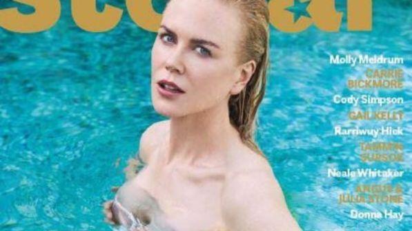 Nicole Kidman, più sexy che mai a 50 anni sulla cover di Stellar