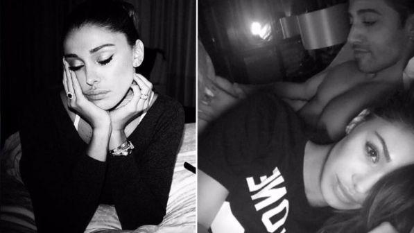 Belen in Qatar, selfie a letto con Iannone