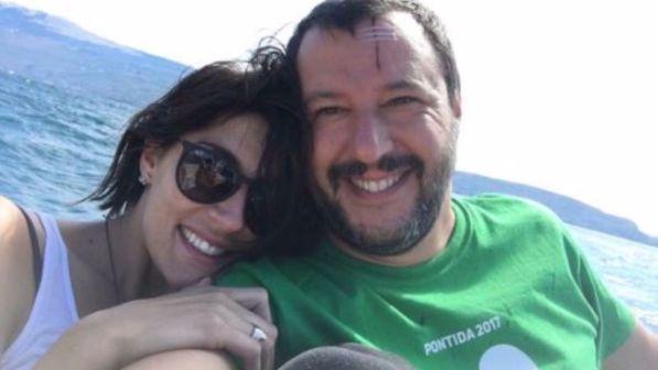 Matteo Salvini ed Elisa Isoardi sul lago di Garda... come in luna di miele