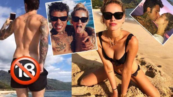 Fedez e Ferragni in spiaggia... vietato ai minori!