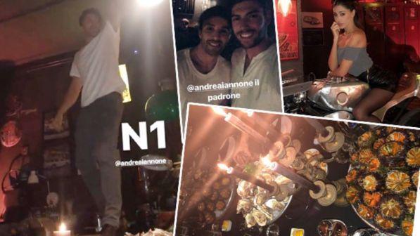 Belen, serata afrodisiaca con Andrea Iannone e Ignazio Moser