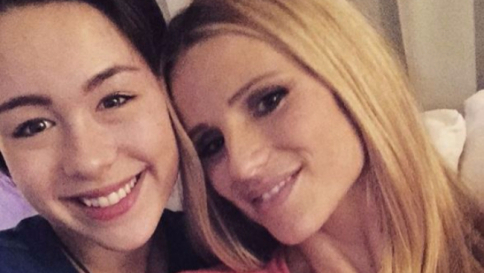 Michelle Hunziker: "Vorrei restare incinta insieme ad Aurora