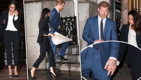 Tacco 12 e caviglie nude: Meghan Markle stende tutti