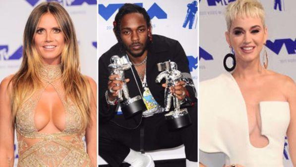 VMA 2017, Kendrick Lamar stravince, la Klum osa, la Jackson commuove tutti
