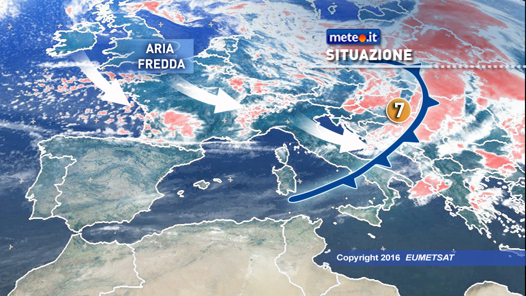 Martedì sole al Nord. Mercoledì calo termico e ritorno a un clima invernale