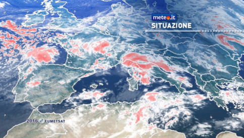 Meteo: perturbazioni atlantiche al Nord, tempo primaverile e mite al Sud