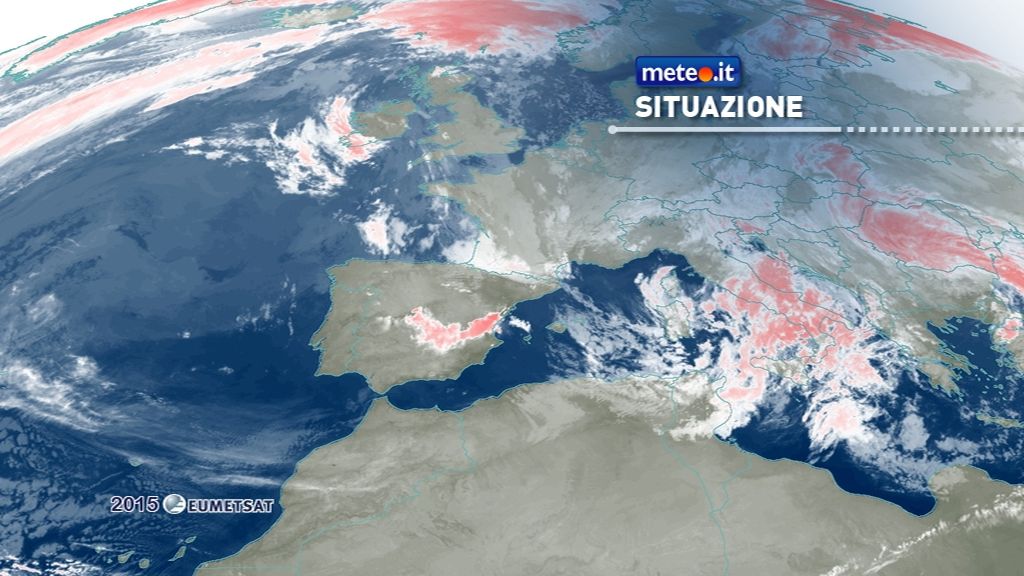 Meteo: rischio nubifragi al Centrosud, forti venti e neve in Appennino