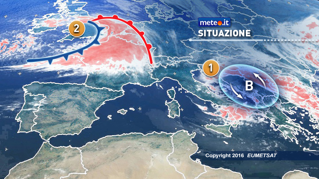 Meteo, dopo una parziale tregua torna il maltempo