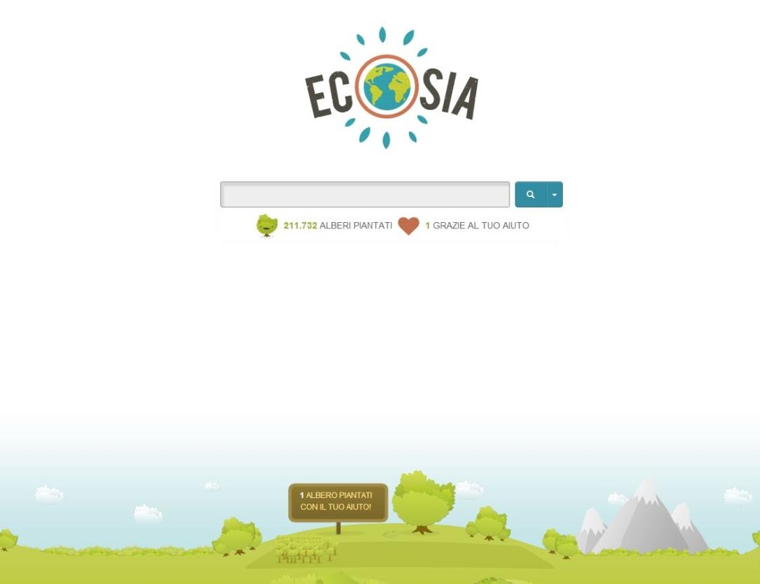 Ecosia, il motore di ricerca verde che pianta gli alberi grazie ai clic