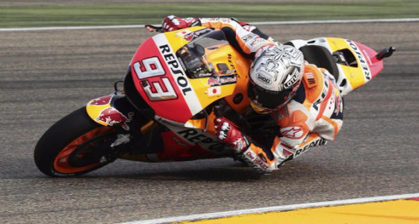 MotoGP, Aragon: Marquez il più veloce