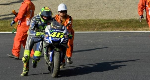 MotoGP, Rossi: "Che delusione, a casa a mani vuote"