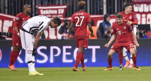 Champions, Juventus fuori agli ottavi: vince il Bayern ai supplementari