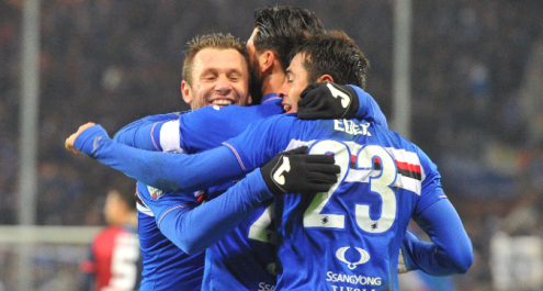 Serie A, Genoa-Sampdoria 2-3: spettacolo Cassano, Pavoletti non basta