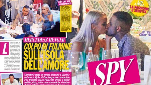 Mercedesz Henger e Lucas Peracchi, a Capri scoppia la passione