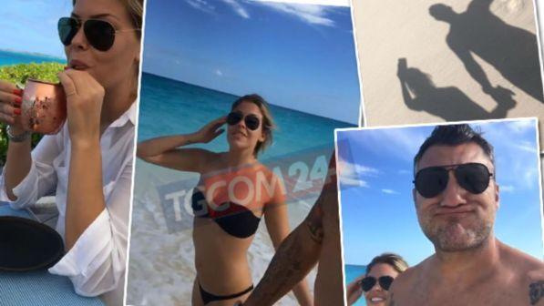 Christian Vieri e Costanza Caracciolo, festeggiamenti d'amore alle Bahamas