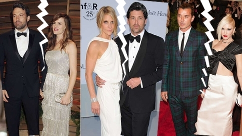 Da Affleck-Garner a Stefani-Rossdale: le coppie vip scoppiano