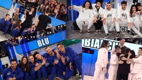 "Amici", Blu e Bianchi al completo... si vola verso il serale