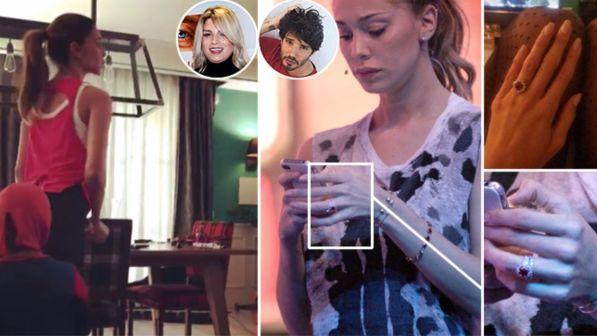 Belen rispolvera gli ex: canta Emma e sfoggia l'anello (di Stefano?)