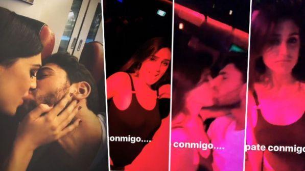 Cecilia Rodriguez e Ignazio Moser, baci focosi in discoteca