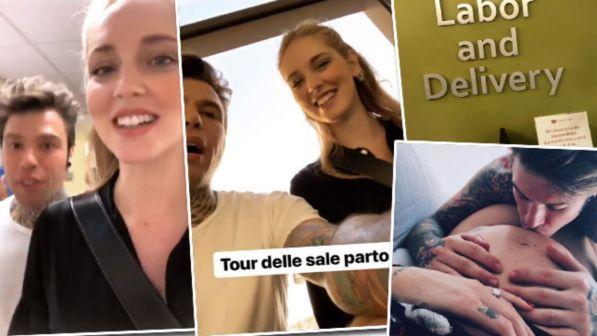 Fedez e Chiara Ferragni, tour delle sale parto a Los Angeles