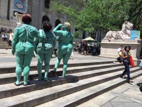 New York, nude e dipinte per affermare la "positività" di essere sovrappeso