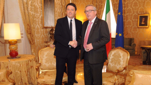Tra Juncker e Renzi "identità di vedute" "Stop all'austerity e sì alla flessiblità"