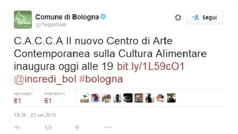 Il Comune di Bologna scivola sul C.A.C.C.A.