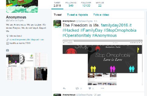 Family Day, Anonymous hacker il sito: "Rispettate ogni tipo di famiglia"